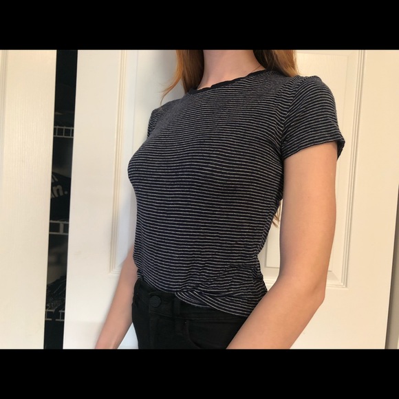 Brandy Melville Striped T Shirt - Picture 2 of 4